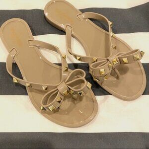 Valentino Rockstud Jelly Sandals 38